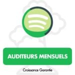 Acheter des Auditeurs Mensuels Spotify