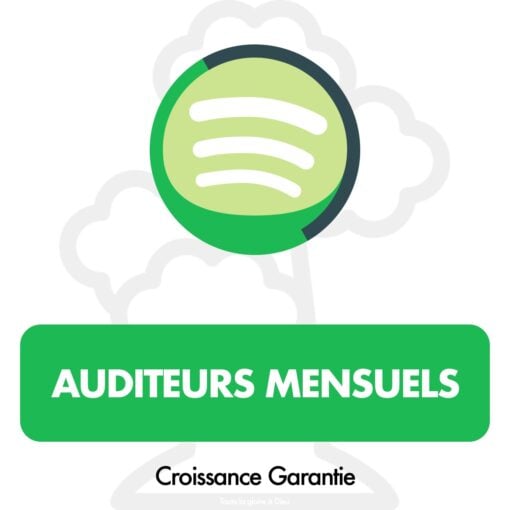 Acheter des Auditeurs Mensuels Spotify