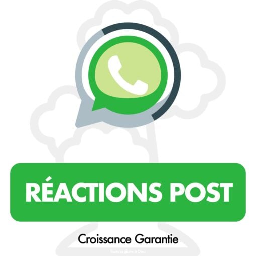 Acheter des Réactions Post WhatsApp