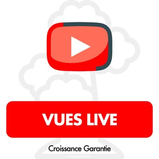 Acheter des Vues Live YouTube